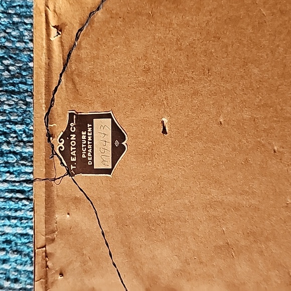 Set of 2 Eatons Framed Embroidery - Picture 4 of 6